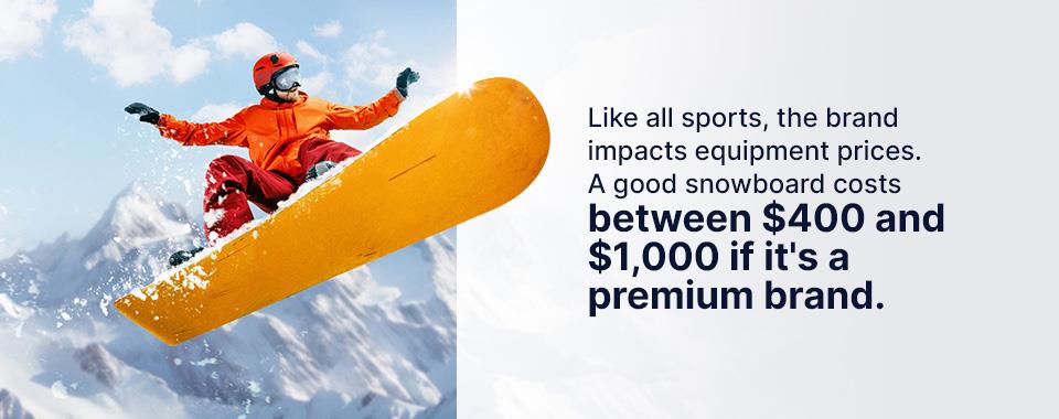 snowboard costs for premium brands