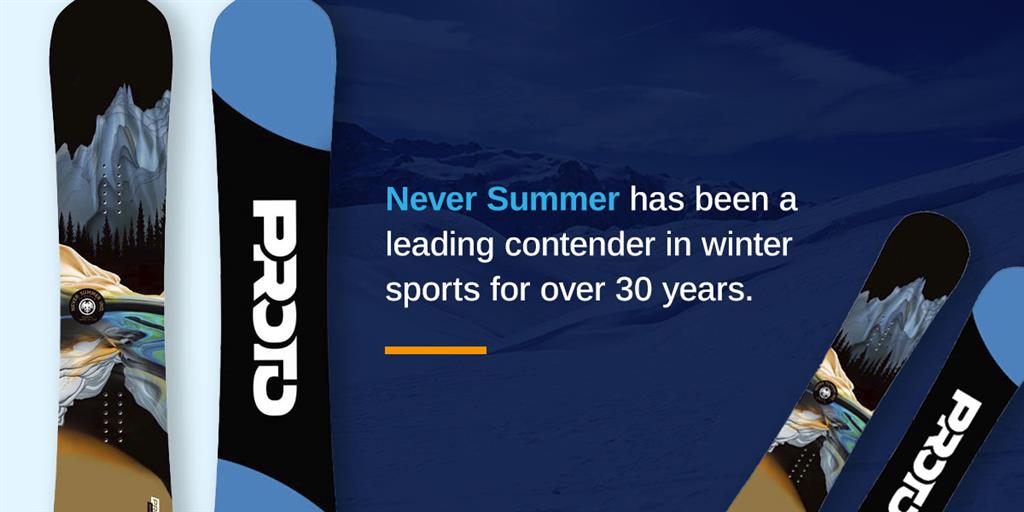 Never Summer snowboard brand