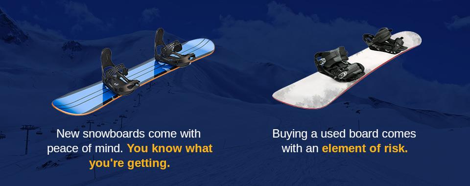 buying new vs used snowboards