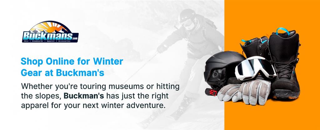 shop online for winter gear at Buckman's Ski and Snowboard Shops