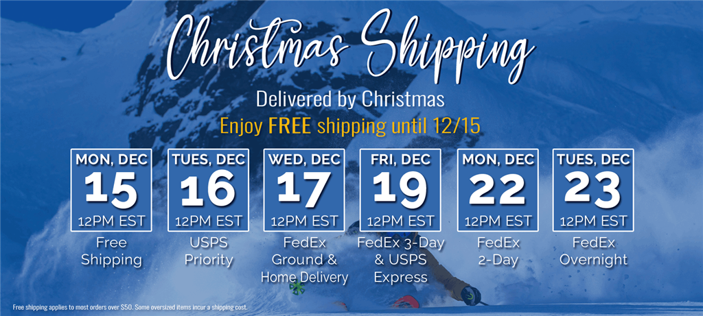 Christmas Shipping Services Cut-Off Dates