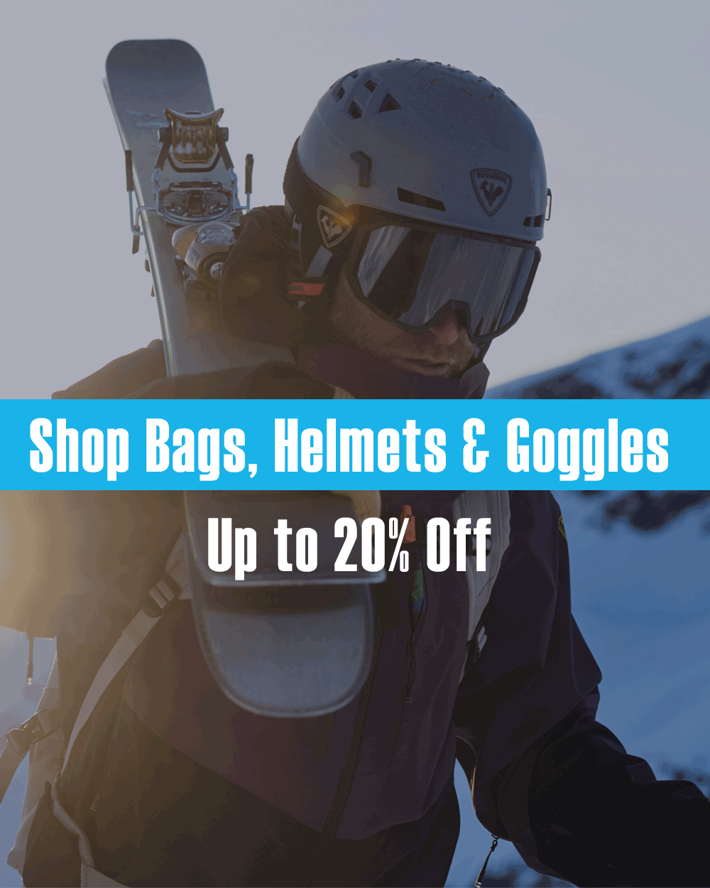 Shop Bags, Helmets and Goggles