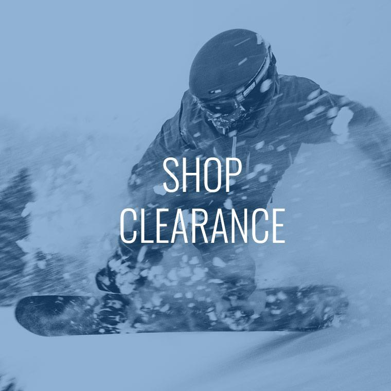 Click here to shop our clearance department