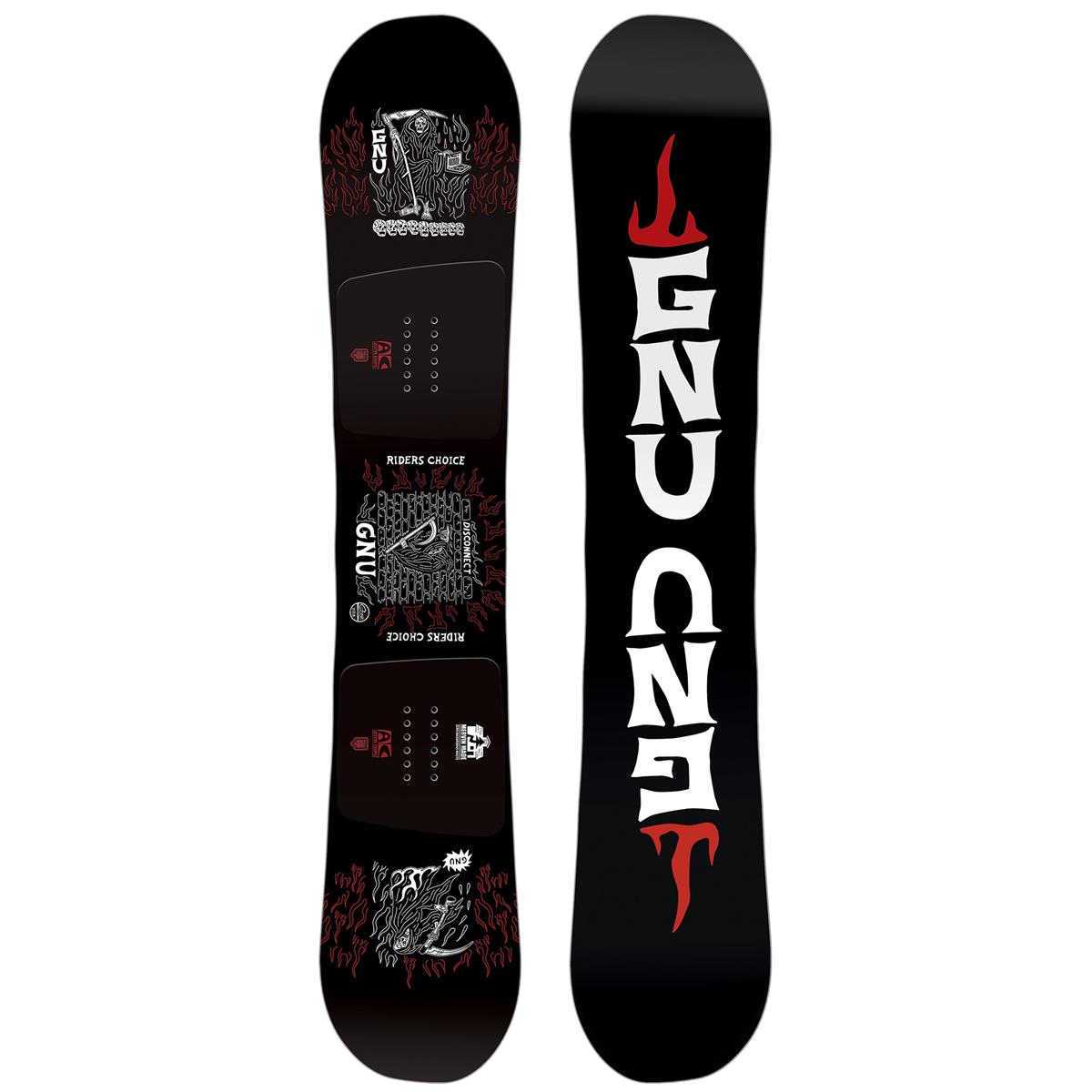 スノーボード gnu riders choice 154.5 GNU Riders Choice Snowboard - Men's