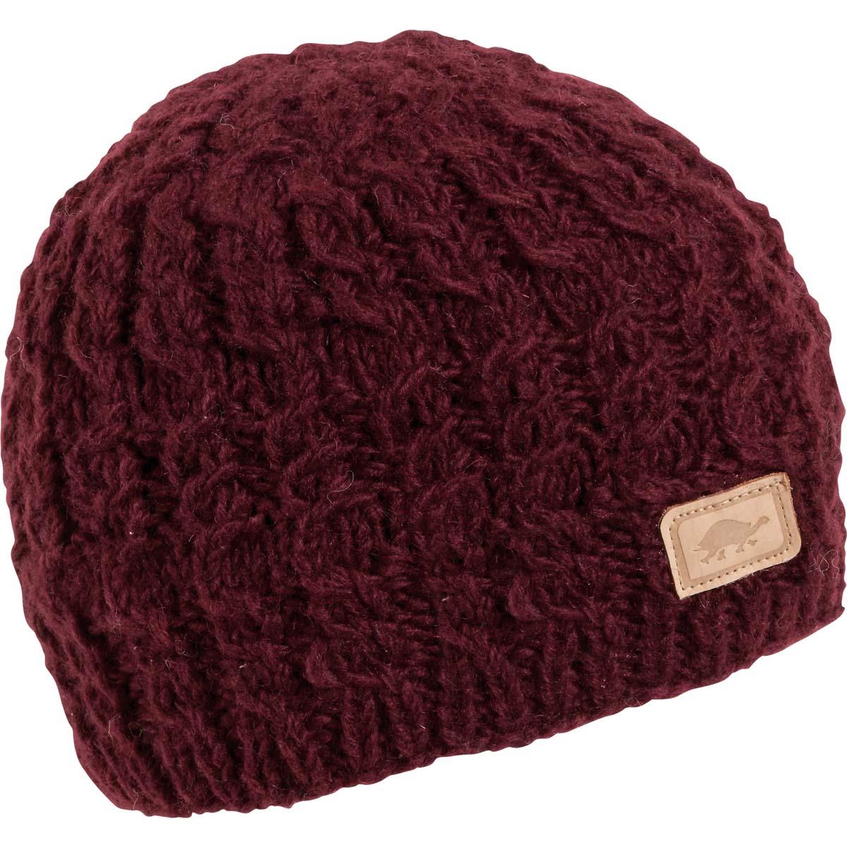 Turtle Fur Handmade In Nepal Karishma Embroidered Beanie Mika Hand Knit Artisan Wool Beanie – Turtle Fur® main image 3