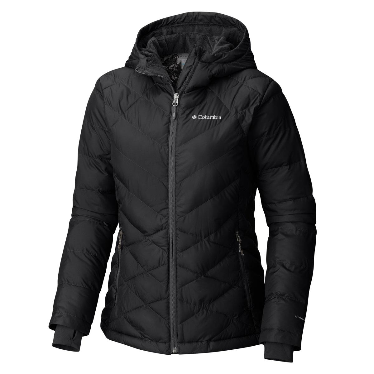 Columbia Powder Lite hooded jacket in black