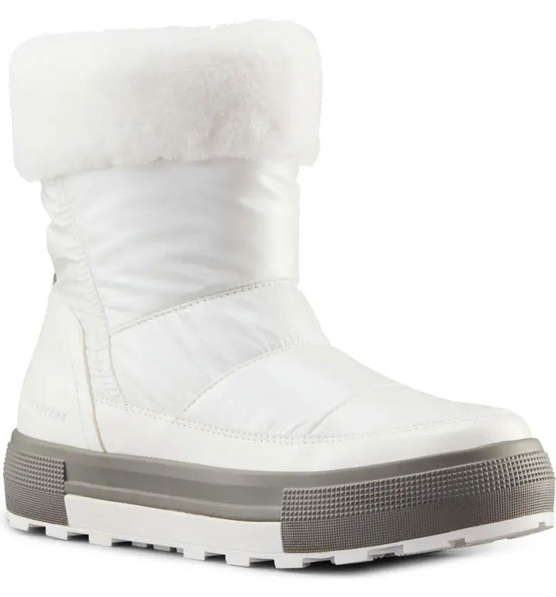 Ladies white clearance snow boots