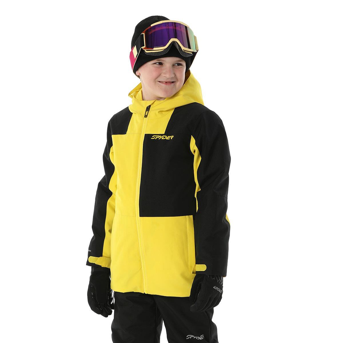 Spyder ski deals snow jacket boys sz. 14 Polyester black red