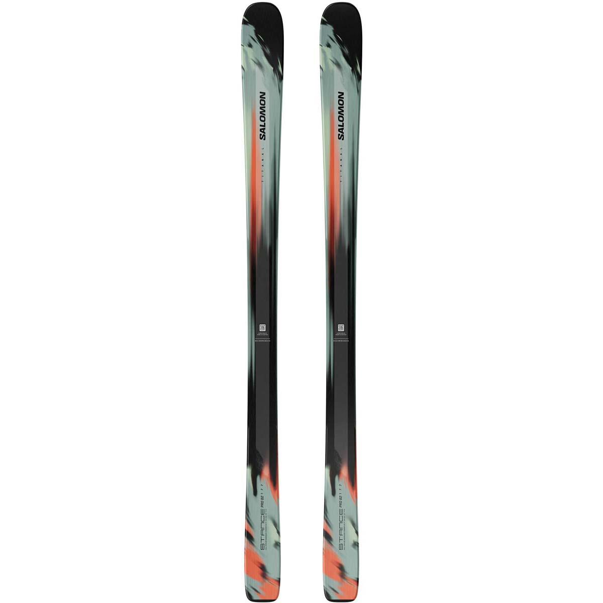 スキー SALOMON STANCE PRO 82 + MI12 GW 169cm Salomon Stance Pro 82 Skis - Men's