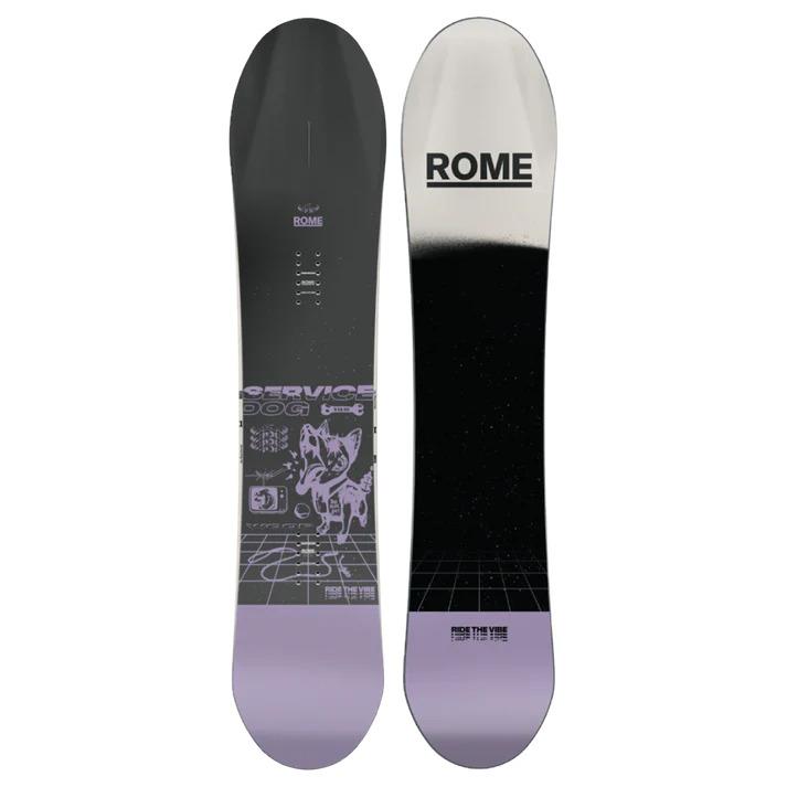 Rome Service Dog Fusion Camber Snowboard - Men's - 2026 model