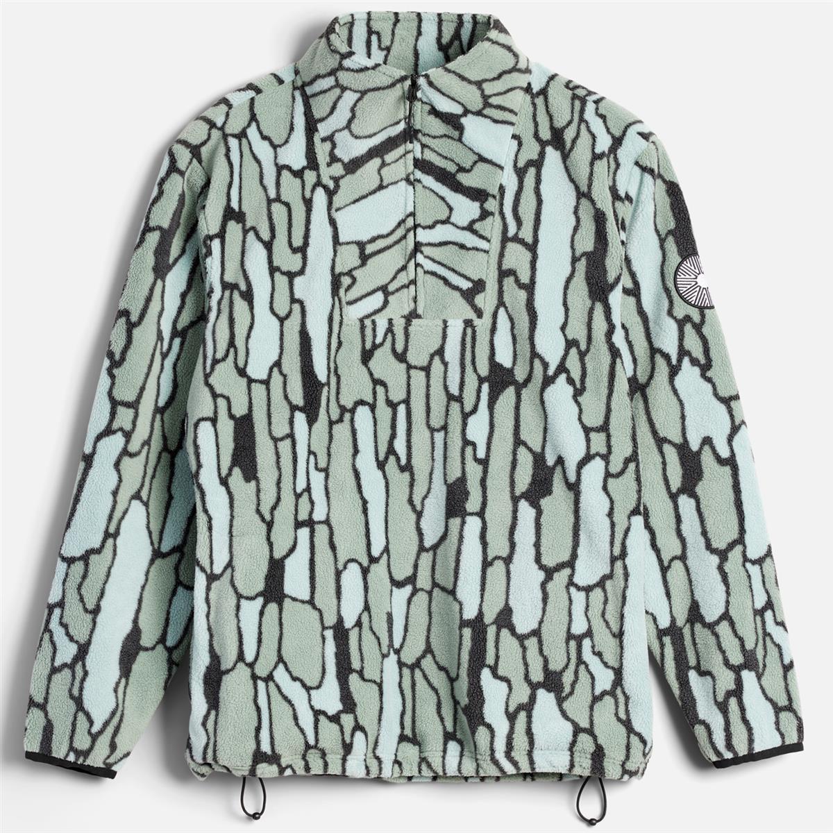 AUTUMN VORTEX FLEECE LUCAS XXL オータム VORTEX HALF ZIP FLEECE - FAIR ISLE PATCHWORK – autumnheadwear