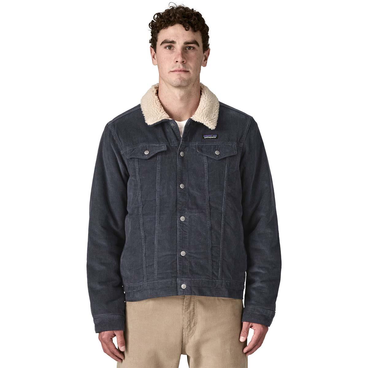 Patagonia フリースライニング ジャケット L(12) Patagonia Pile Lined Trucker Jacket - Men's