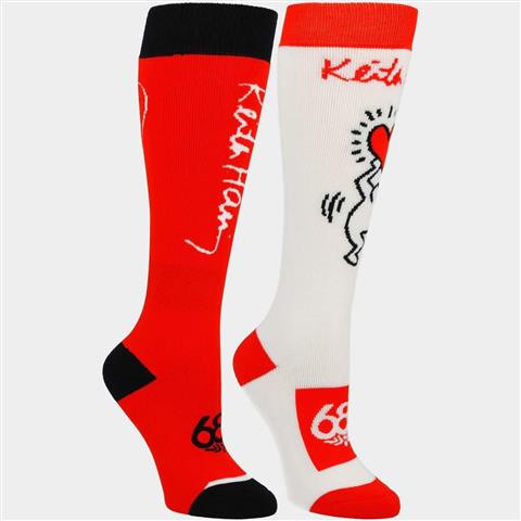 686 Keith Haring Sock 2Pk - Women&#39;s