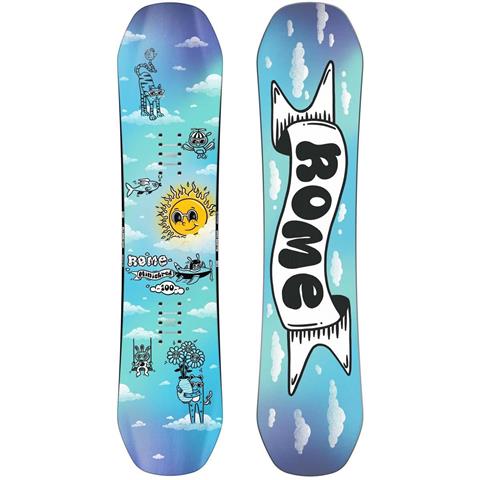 Rome Minishred Contact Camber Snowboard - Youth