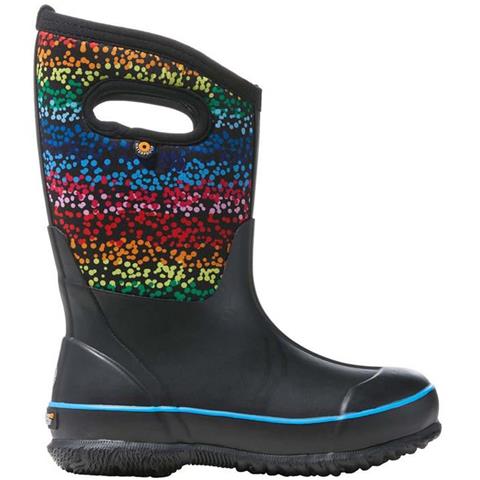 Bogs Classic II Design A Boot - Rainbow Dots Boot - Youth