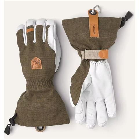 for Men Hestra Army Leather Patrol Glove in Olive Green Mens Accessories Gloves 
