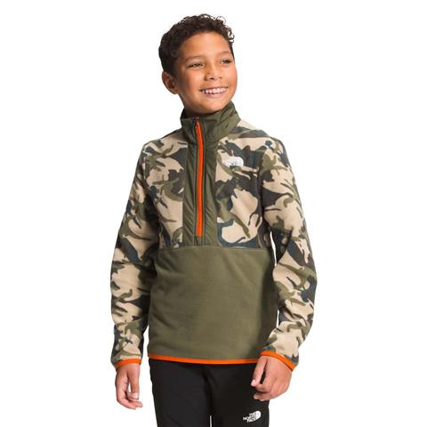 The North Face Printed Glacier 1/4 Zip - Youth