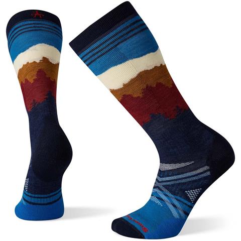Smartwool PhD Ski Medium Alpenglow Pattern Socks - Men's