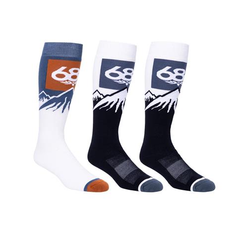 686 Snow Caps Sock (3-Pack) - Men's