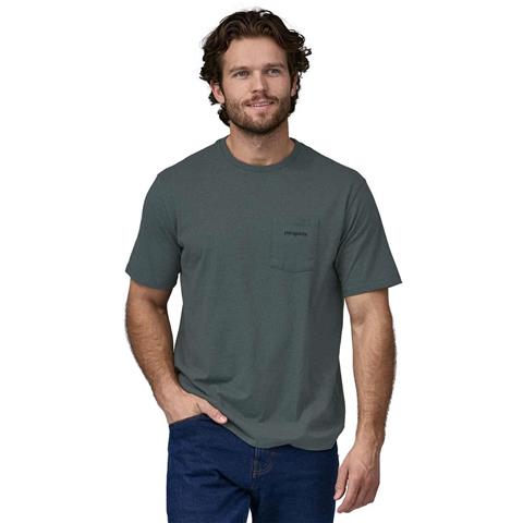 Patagonia Line Logo Ridge Pocket Responsibili-Tee - Men's