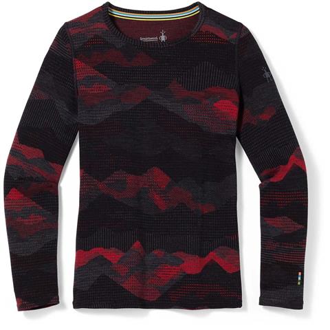 Smartwool Classic Thermal Merino Base Layer Pattern Crew - Boy's