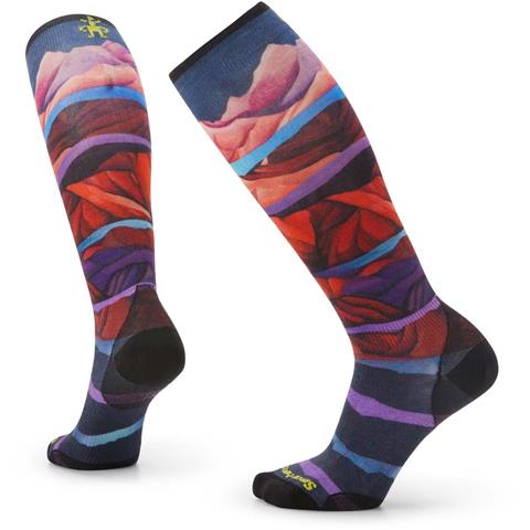 Smartwool Ski Zero Cushion Print OTC Socks - Women's