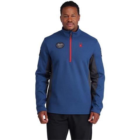 Spyder Bandit Wengen Half Zip Fleece Jacket - Men's