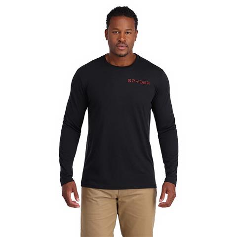 Spyder Logo Tech Long Sleeve T-Shirt - Men's