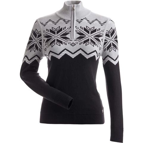 Nils Snowflake 1/4 Zip Sweater - Women's