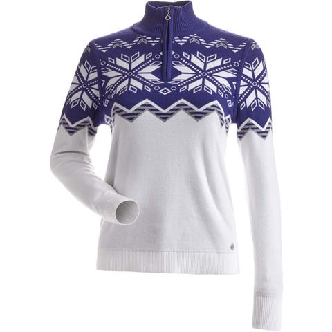 Nils Snowflake 1/4 Zip Sweater - Women's