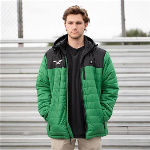 ActionHeat Philadelphia Eagles 5V Puffer Battery Heated Jacket - Men's