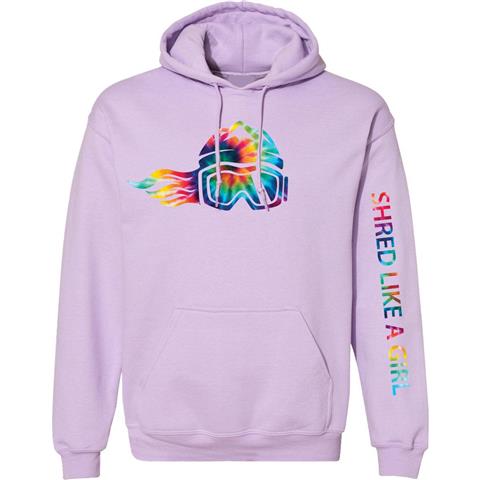 Ski Like A Girl Tie-Dye Hoodie - Women&#39;s