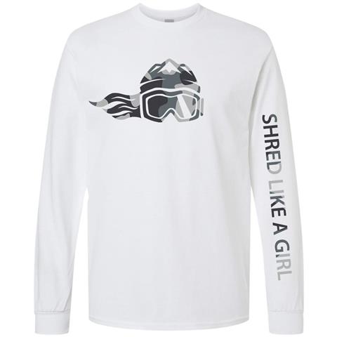 Ski Like A Girl Camo L/S Tee - Women&#39;s