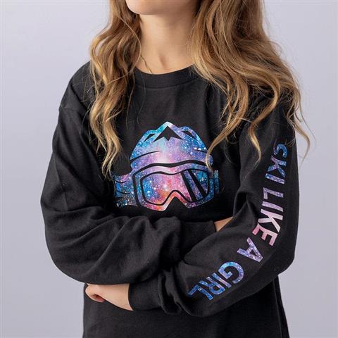 Ski Like A Girl The Galaxy L/S Tee - Girl&#39;s