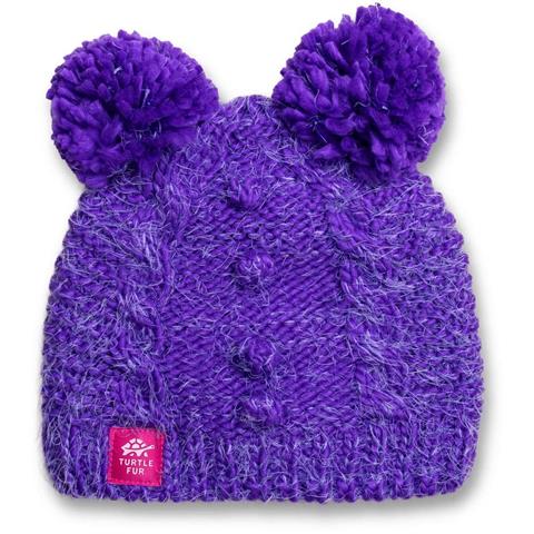 Turtle Fur Fluff Balls Beanie - Kid's