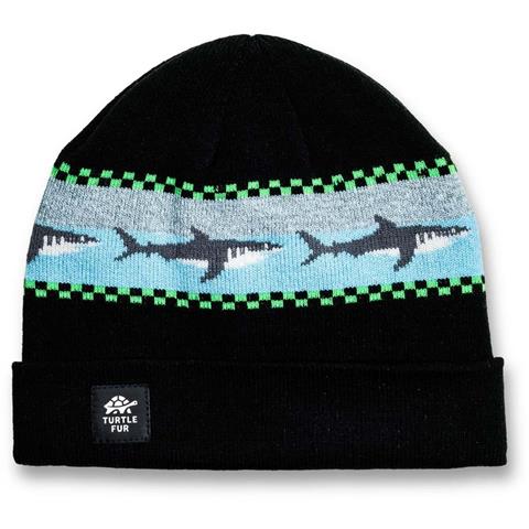 Turtle Fur Shark Attack Beanie - Kid's