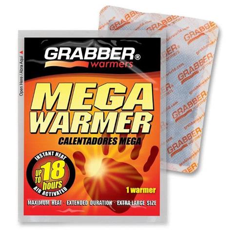 Grabber Mega Warmer 18 Hour Disposable Hand Warmer - Single Pack