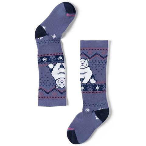 Smartwool Wintersport Full Cushion Polar Bear Pattern OTC Socks - Youth
