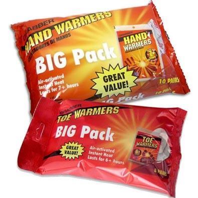 Grabber Big Pack - Toe and Hand Warmers