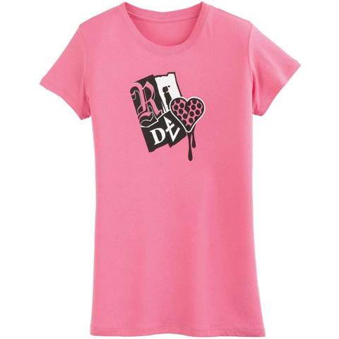 Ride Heart Logo T-Shirt - Women's