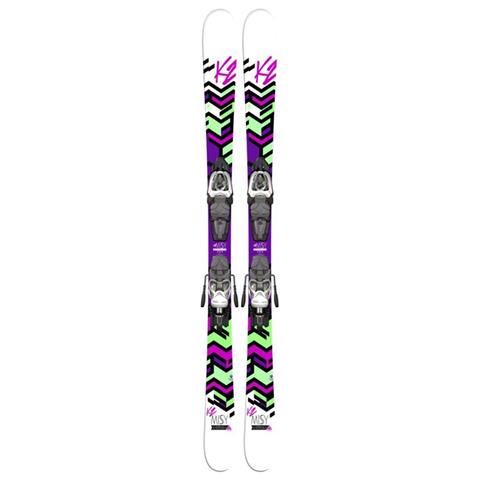 K2 Missy Skis with Marker Fastrak2 4.5 Bindings - Youth