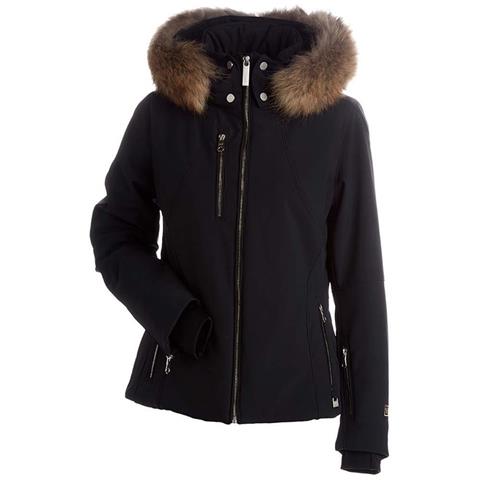Nils Kassandra Real Fur Black Fox Jacket - Women's
