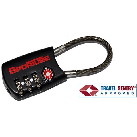 SporTube Combination Cable TSA Lock