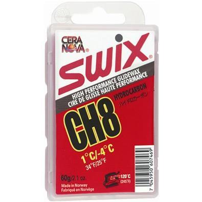 Swix CH8 Red HydroCarbon Wax 60g.