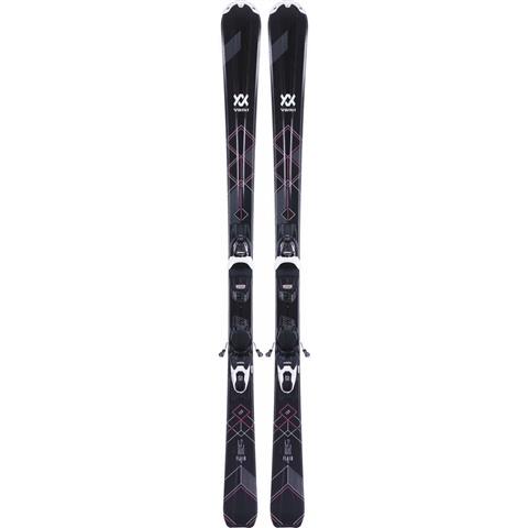 Volkl Flair 73 Black Skis with vMotion1 Bindings - Women's