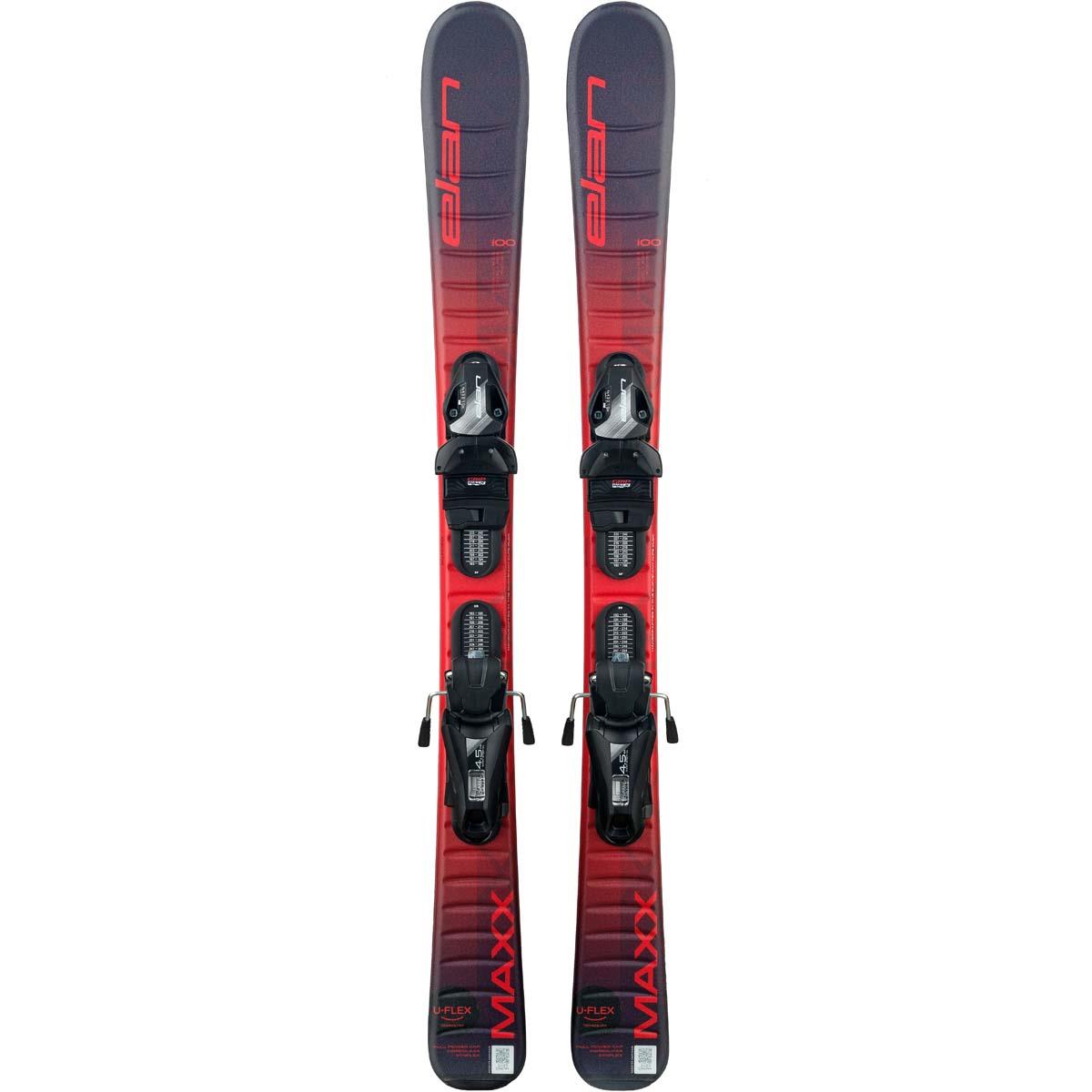 Elan Maxx Red Jr Shift Skis + EL 4.5 GW Bindings - Youth
