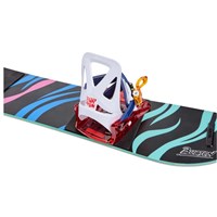 Burton Grom Snowboard Binding - Youth - Red / Multi