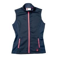 Spyder Melody Full Zip Core Sweater Vest - Women's - Depth / Bryte Pink