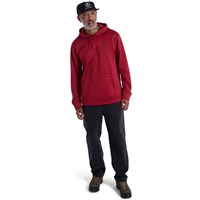 Burton Oak Pullover Hoodie - Men's - Deep Red Heather