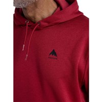 Burton Oak Pullover Hoodie - Men's - Deep Red Heather